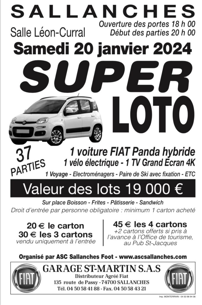 SUPER LOTO 20 JANVIER 2024