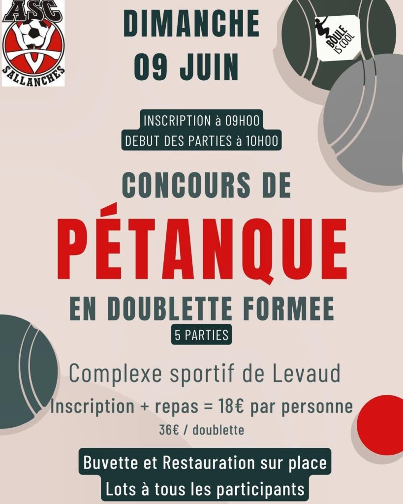 Concours de pétanque